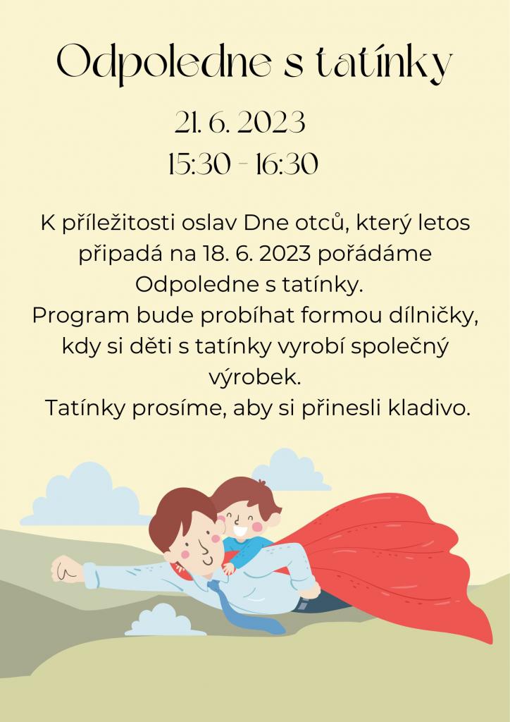 odpoledne s&nbsp;tatínky